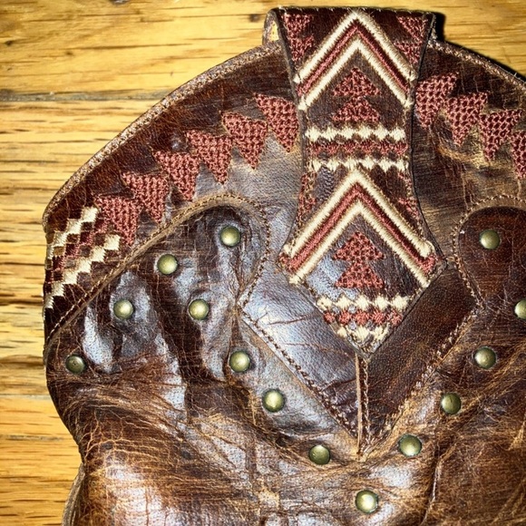 COPY - Yippee Ki Yay By OLD GRINGO Ankle Brown Leather Vintage Authentic ankle … - Picture 7 of 9